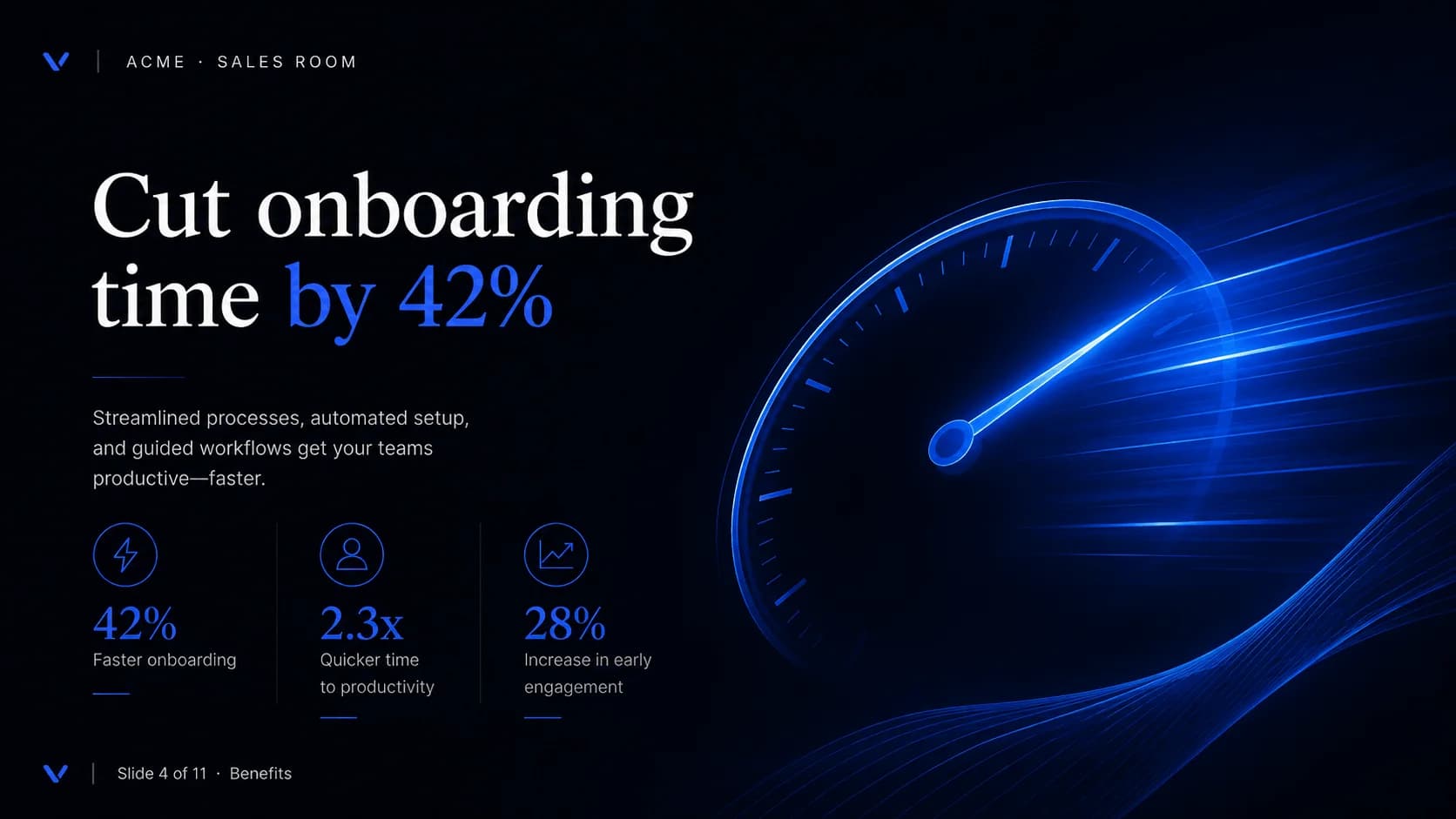 Eldivio pitch deck solution slide preview